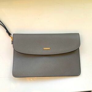 Chic Gray Women's Wristlet Clutch